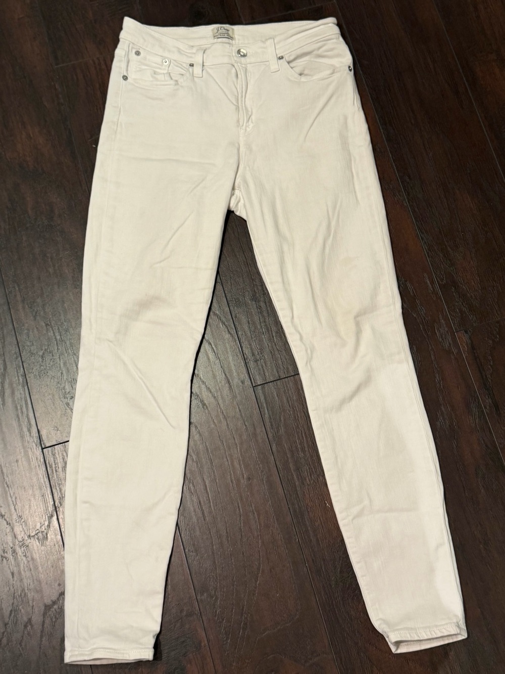 White J. Crew Lookout High-Rise Skinny Jeans - Size 29